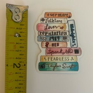 Taylor Swift Inspired Vinyl Sticker